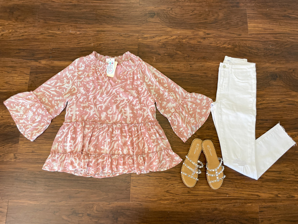 Malibu Cruise Top in Blush