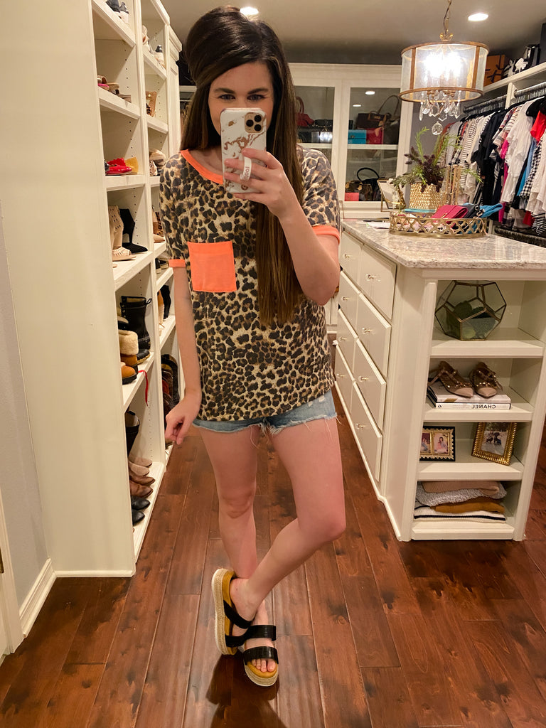 SALE! Kati Leopard Tee *Final Sale*