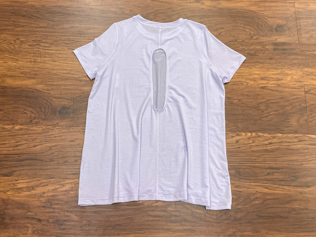 SALE! Mono B Barre then Brunch Tee in Purple *Final Sale*