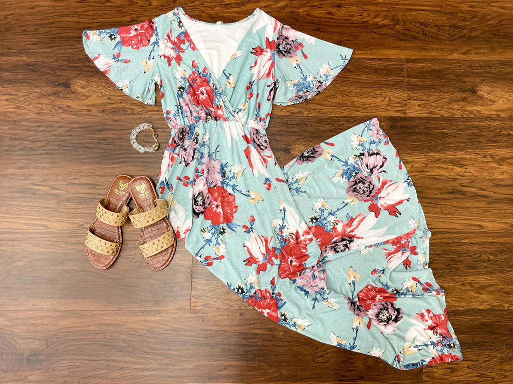 Libbie Maxi Dress in Sage