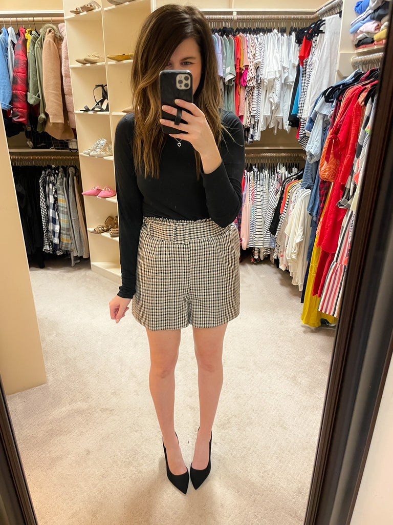 City Style Plaid Shorts