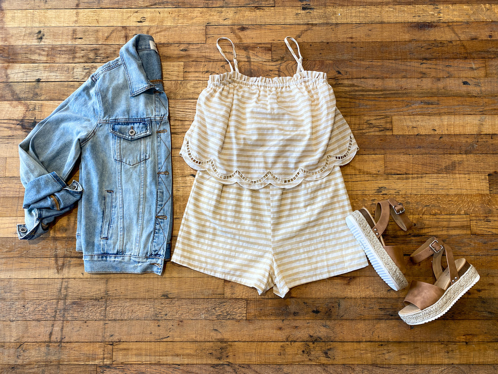 SALE! Boardwalk Days Romper *Final Sale*