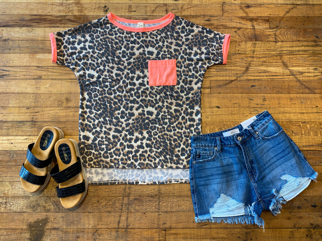 SALE! Kati Leopard Tee *Final Sale*