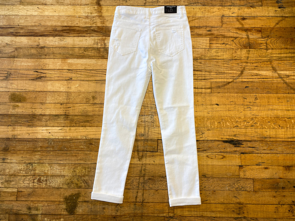 SALE! Risen Harbor White Slim Straight Leg Jeans *Final Sale*