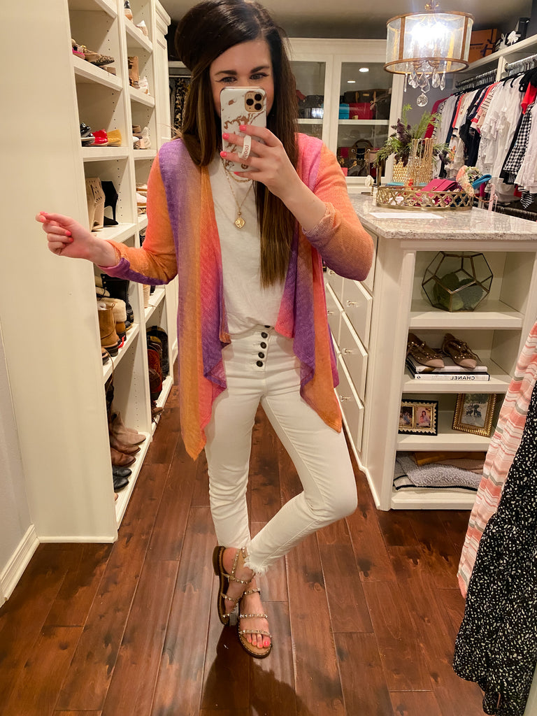 SALE! Sunset on the Beach Ombre Cardigan *Final Sale*