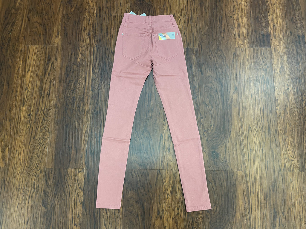 YMI Hyperstrech Skinny Jeans in Rose
