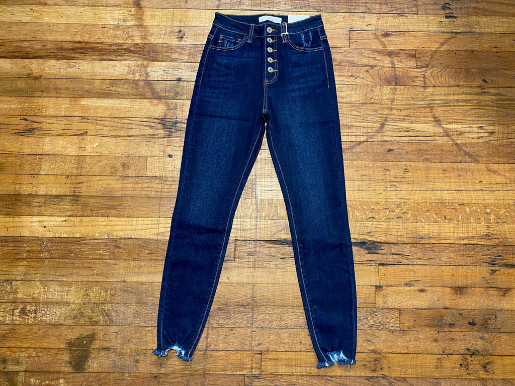 KanCan Sheppard Button Front Jeans