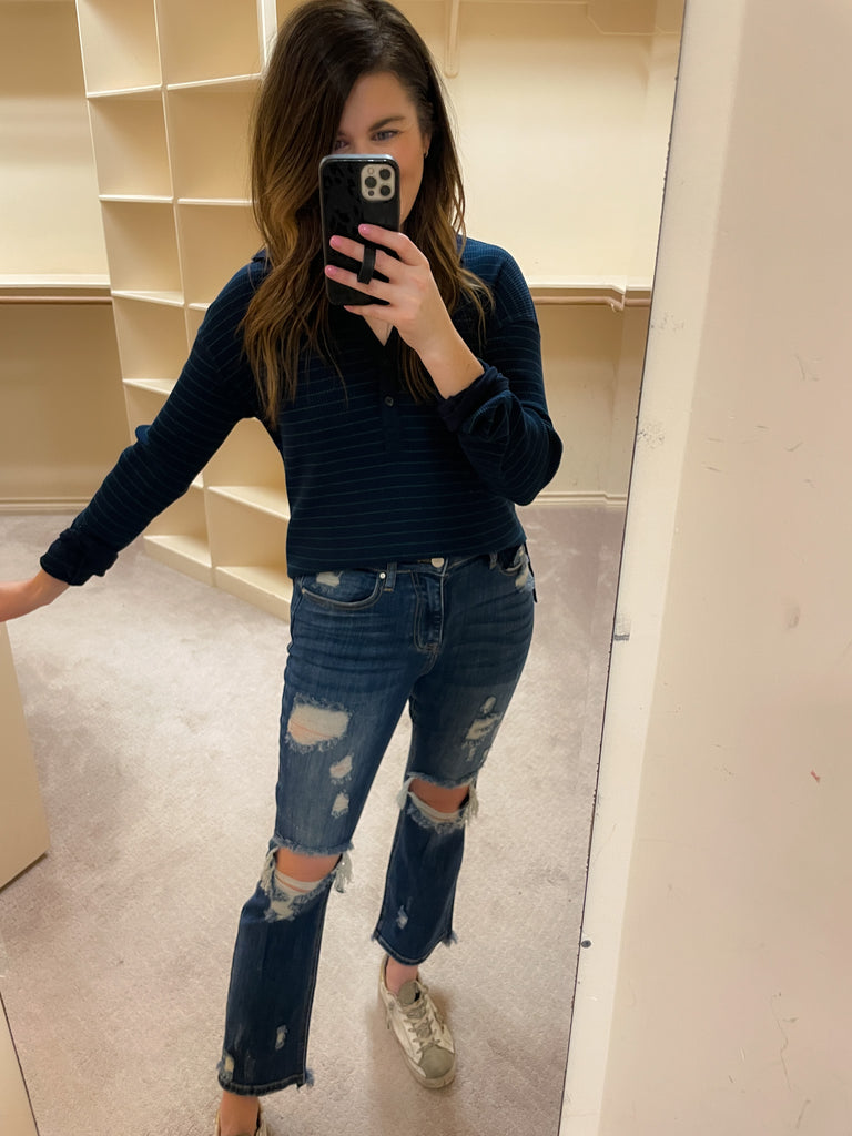 SALE! Havins Striped Rugby Top *Final Sale*