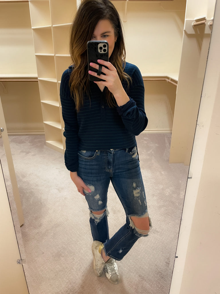 SALE! Havins Striped Rugby Top *Final Sale*