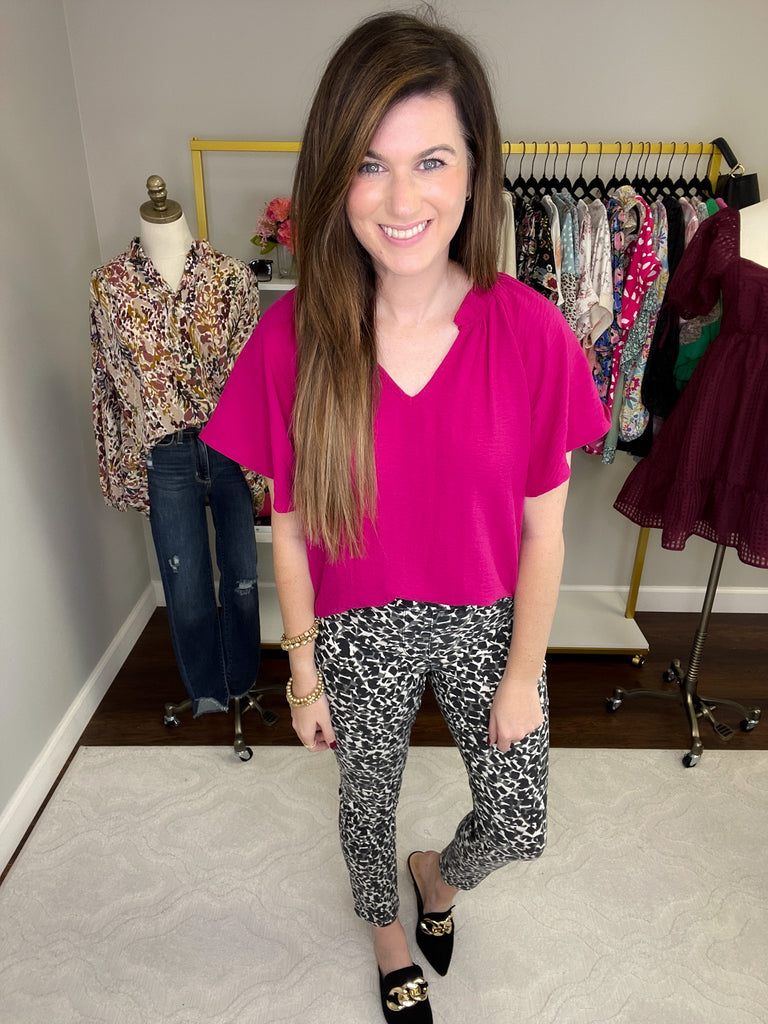 Royalty for Me High Rise Jegging in Black/Gray