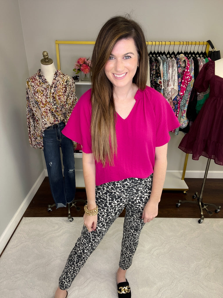 Royalty for Me High Rise Jegging in Black/Gray