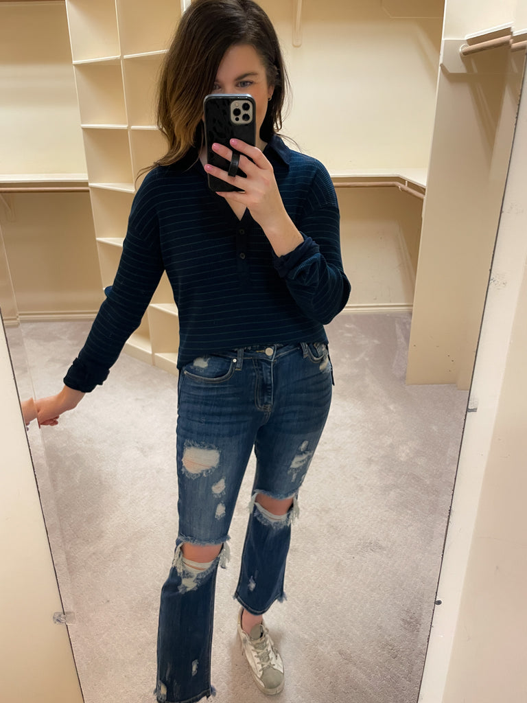 SALE! Havins Striped Rugby Top *Final Sale*