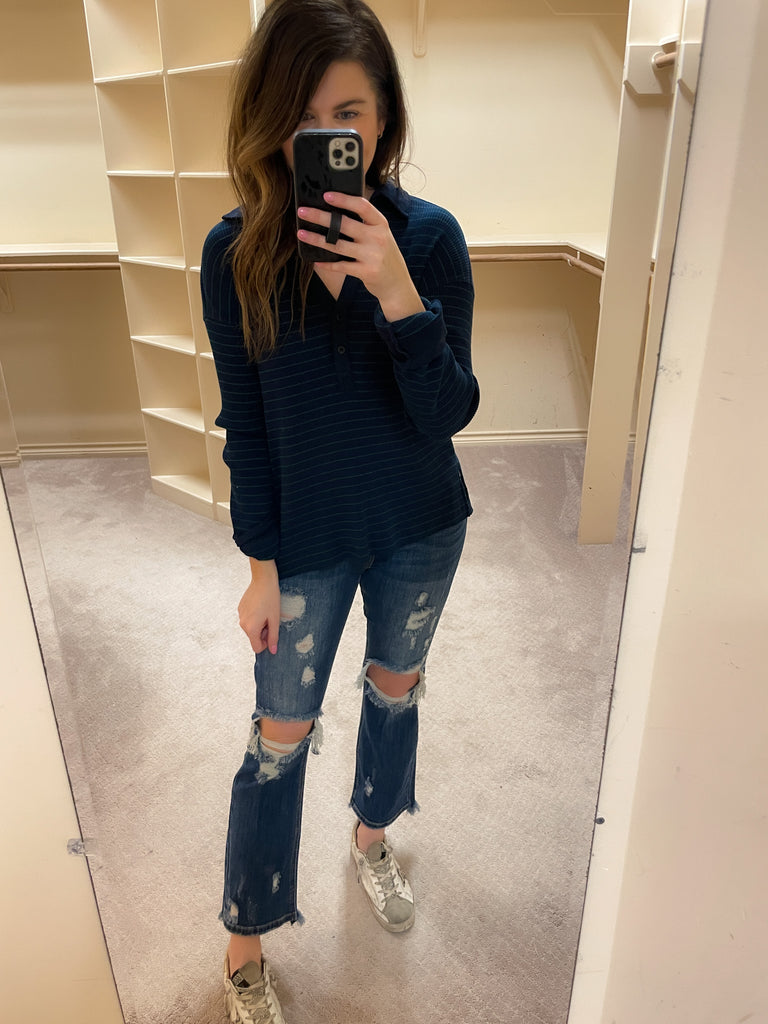 SALE! Havins Striped Rugby Top *Final Sale*