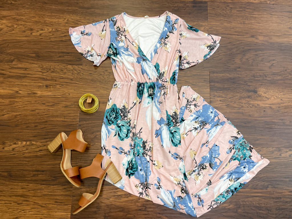 Libbie Maxi Dress in Pink