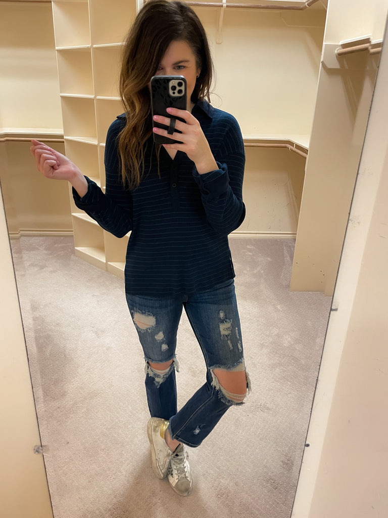 SALE! Havins Striped Rugby Top *Final Sale*