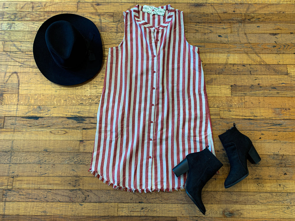 SALE! Dunn Striped Tunic *Final Sale*