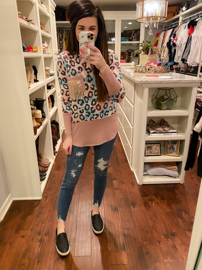 SALE! Payge Leopard Top *Final Sale*