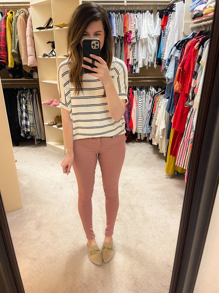 YMI Hyperstrech Skinny Jeans in Rose