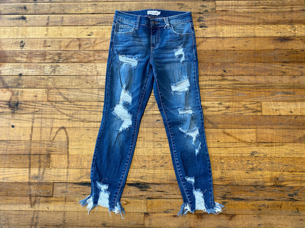 Ladera Destroyed Skinny Jeans