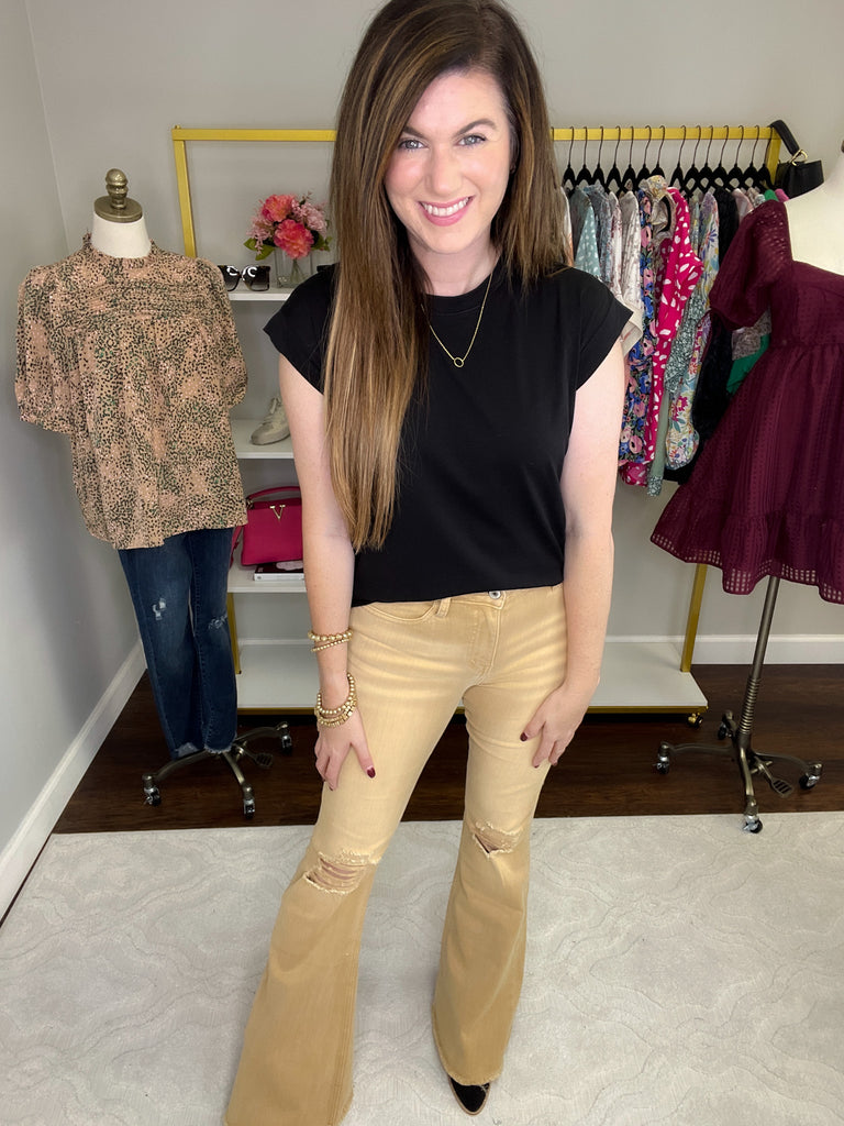 SALE! Vervet Elliott Distressed Flares *Final Sale*