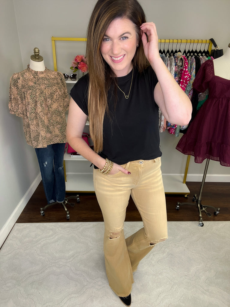 SALE! Vervet Elliott Distressed Flares *Final Sale*