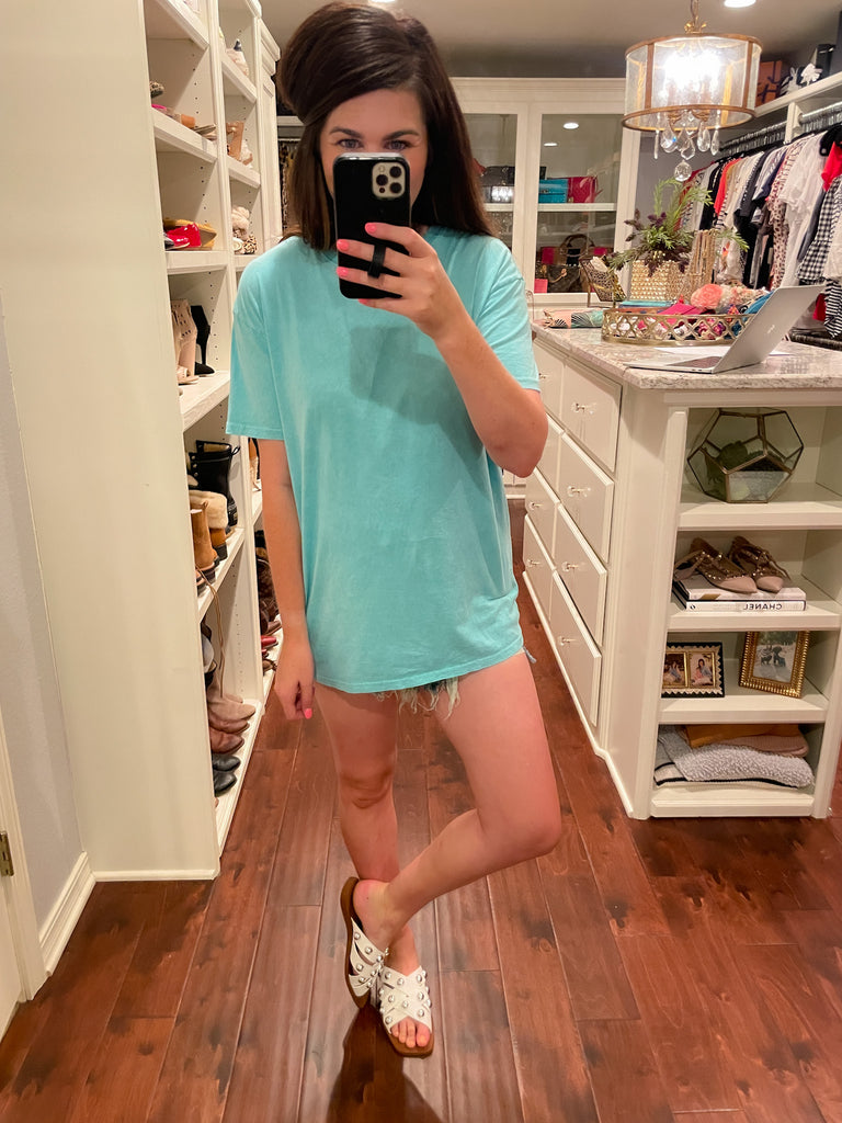 SALE! Brooke Tee in Jade *Final Sale*