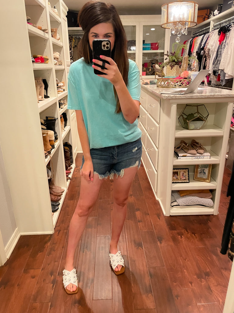 SALE! Brooke Tee in Jade *Final Sale*