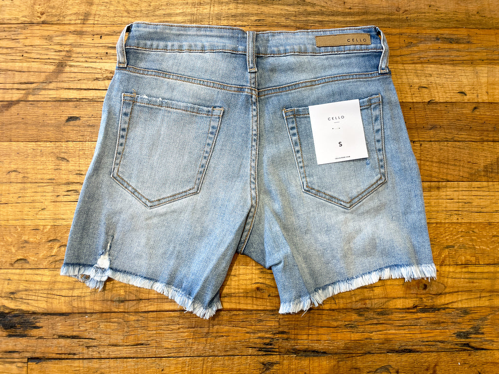 Cello Maui Distressed Shorts