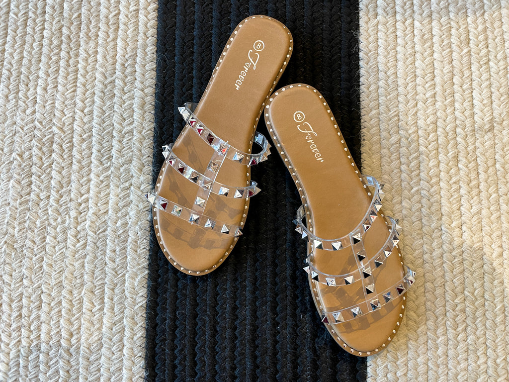 Luxe Life Sandals in Clear