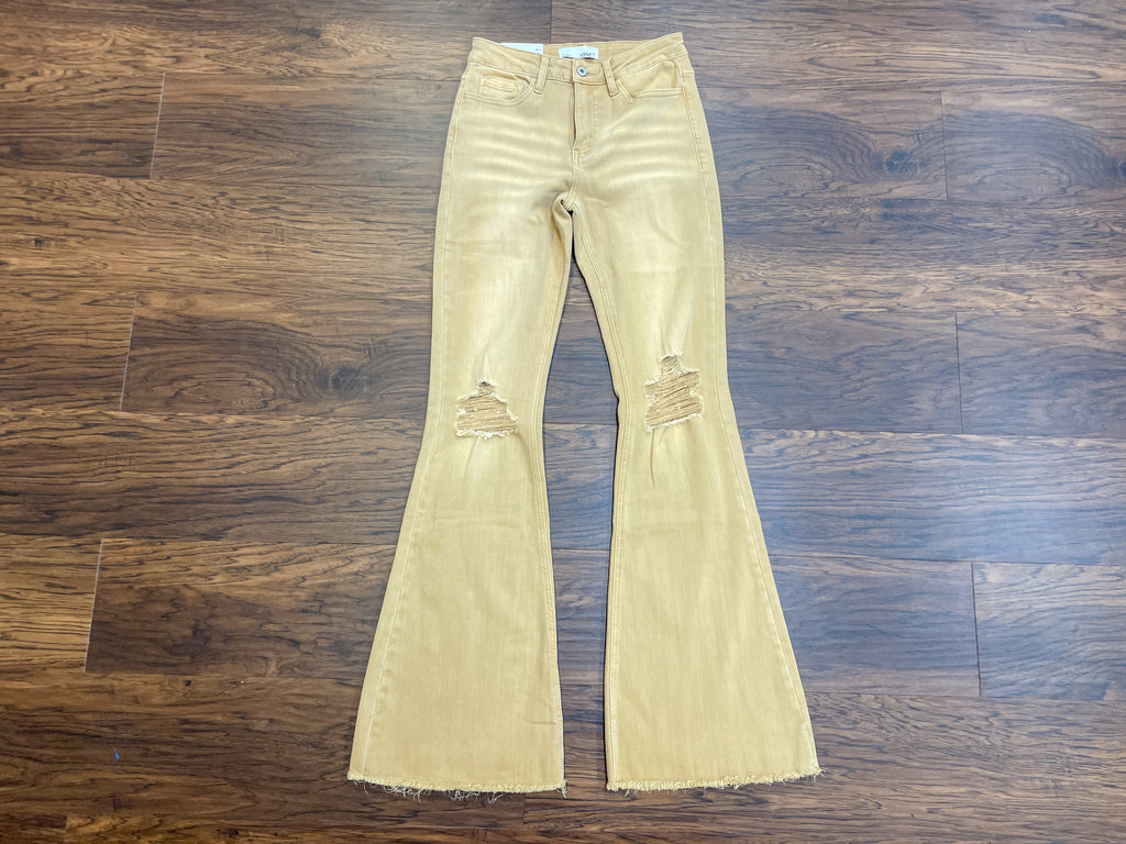 SALE! Vervet Elliott Distressed Flares *Final Sale*