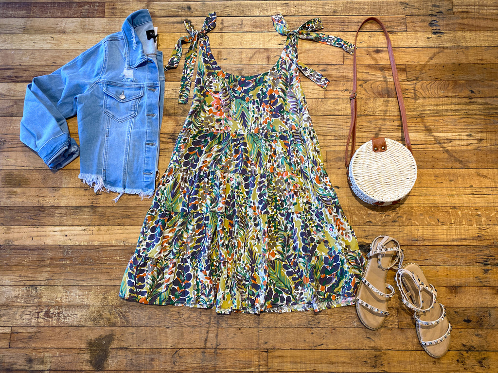 Ready to Escape Dress in Green Moss