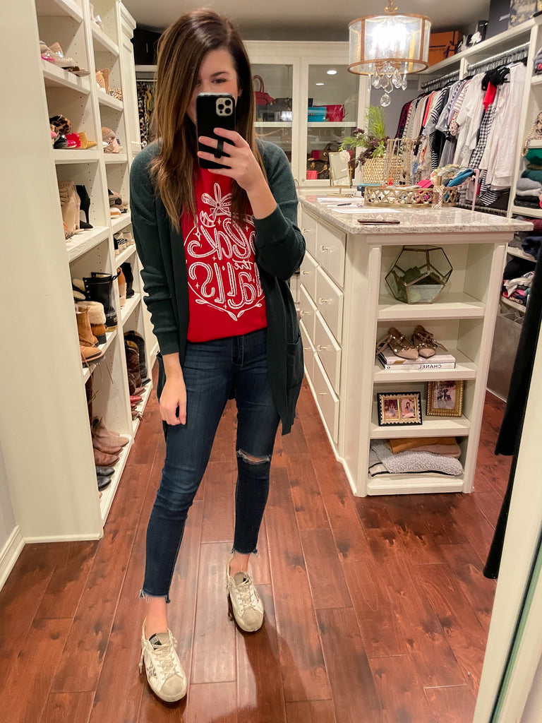 SALE! *BELLES & DOORBUSTER* Deck the Halls Tee *Final Sale*