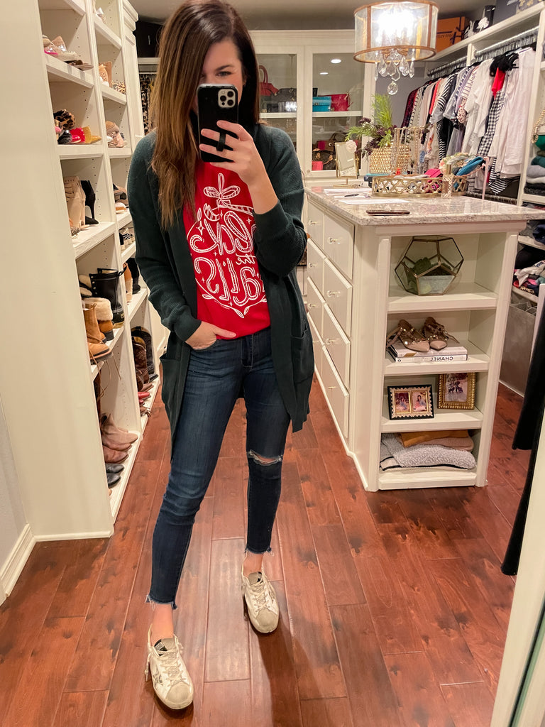 SALE! *BELLES & DOORBUSTER* Deck the Halls Tee *Final Sale*