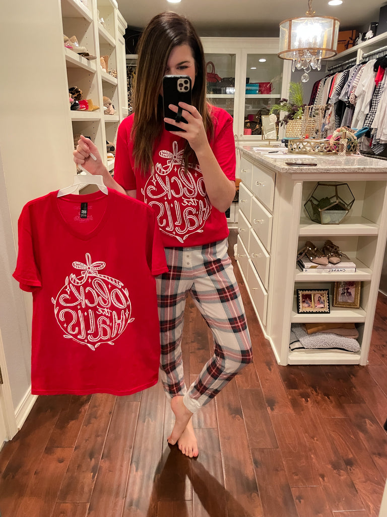 SALE! *BELLES & DOORBUSTER* Deck the Halls Tee *Final Sale*