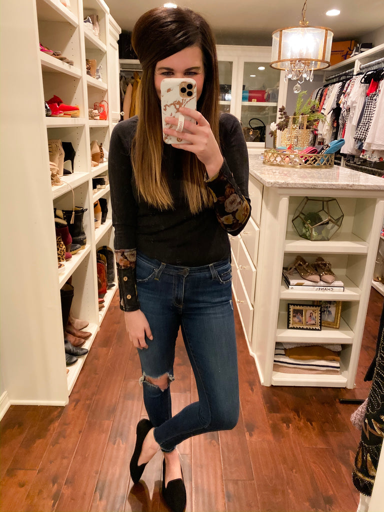 SALE! Lexi Button Cuff Top *Final Sale*