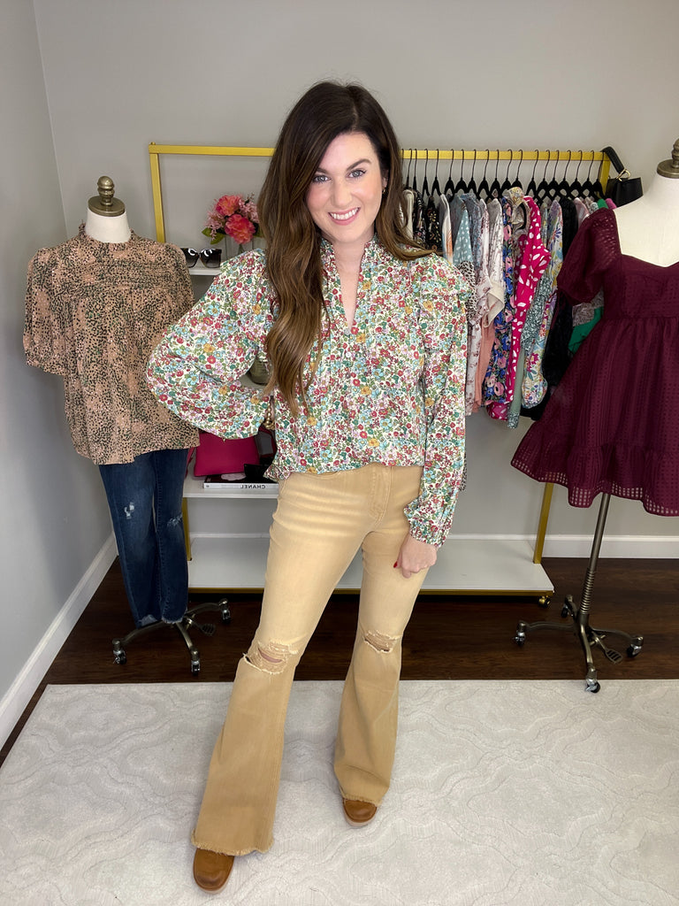 SALE! Vervet Elliott Distressed Flares *Final Sale*