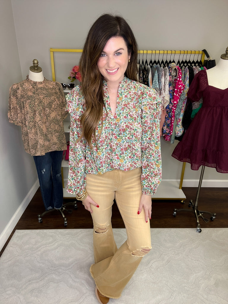 SALE! Vervet Elliott Distressed Flares *Final Sale*