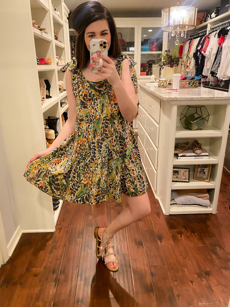 Ready to Escape Dress in Green Moss