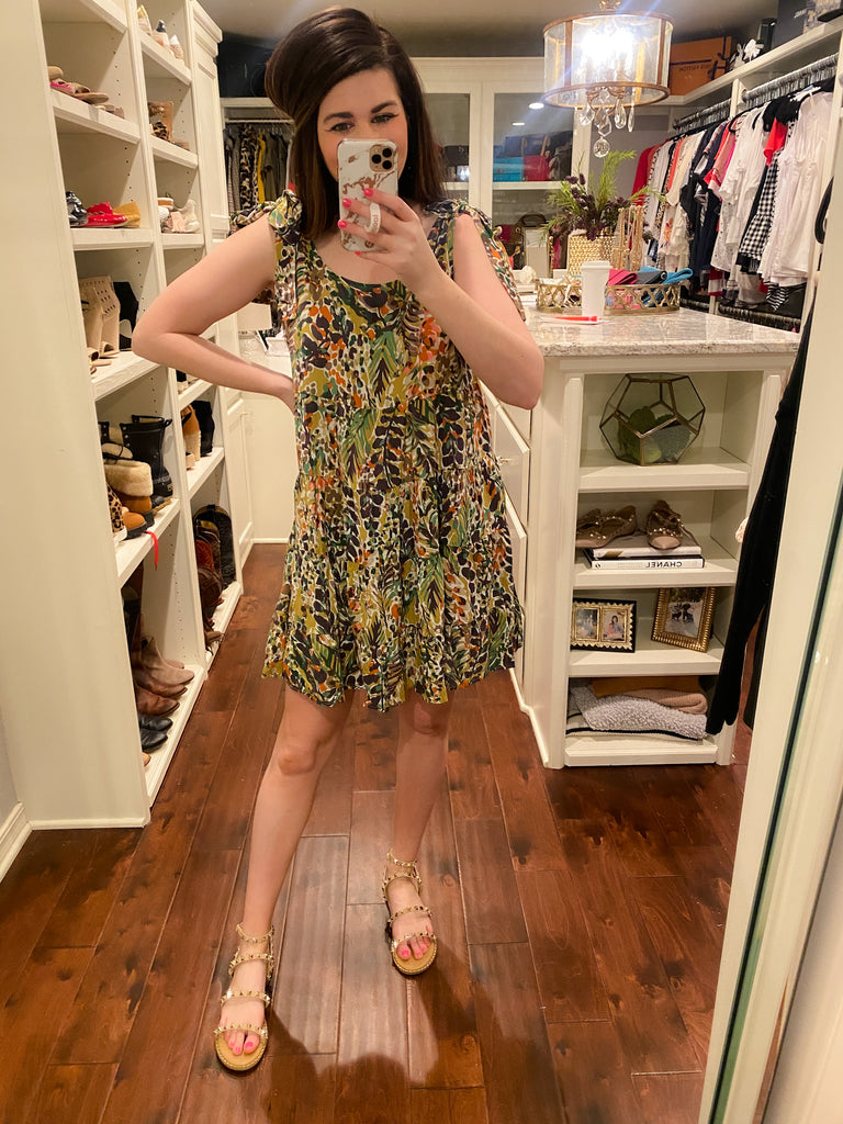 Ready to Escape Dress in Green Moss