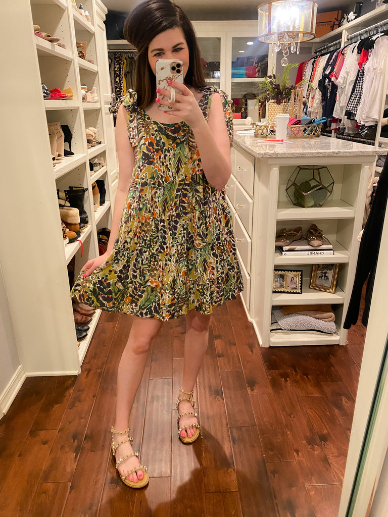 Ready to Escape Dress in Green Moss