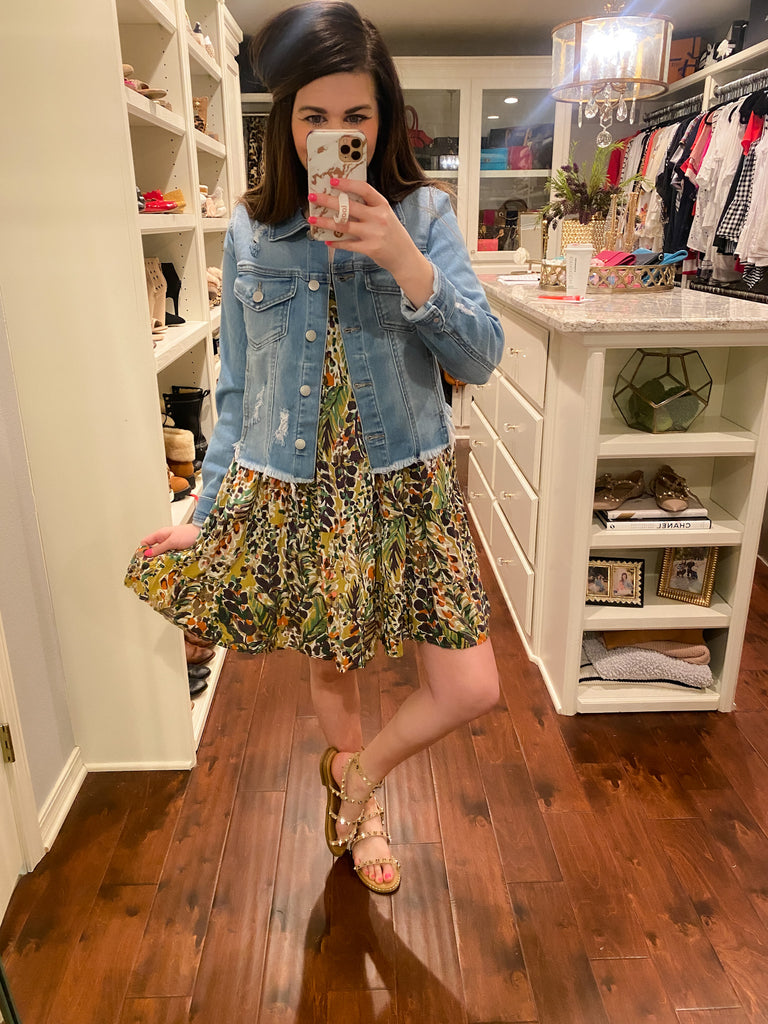 Ready to Escape Dress in Green Moss