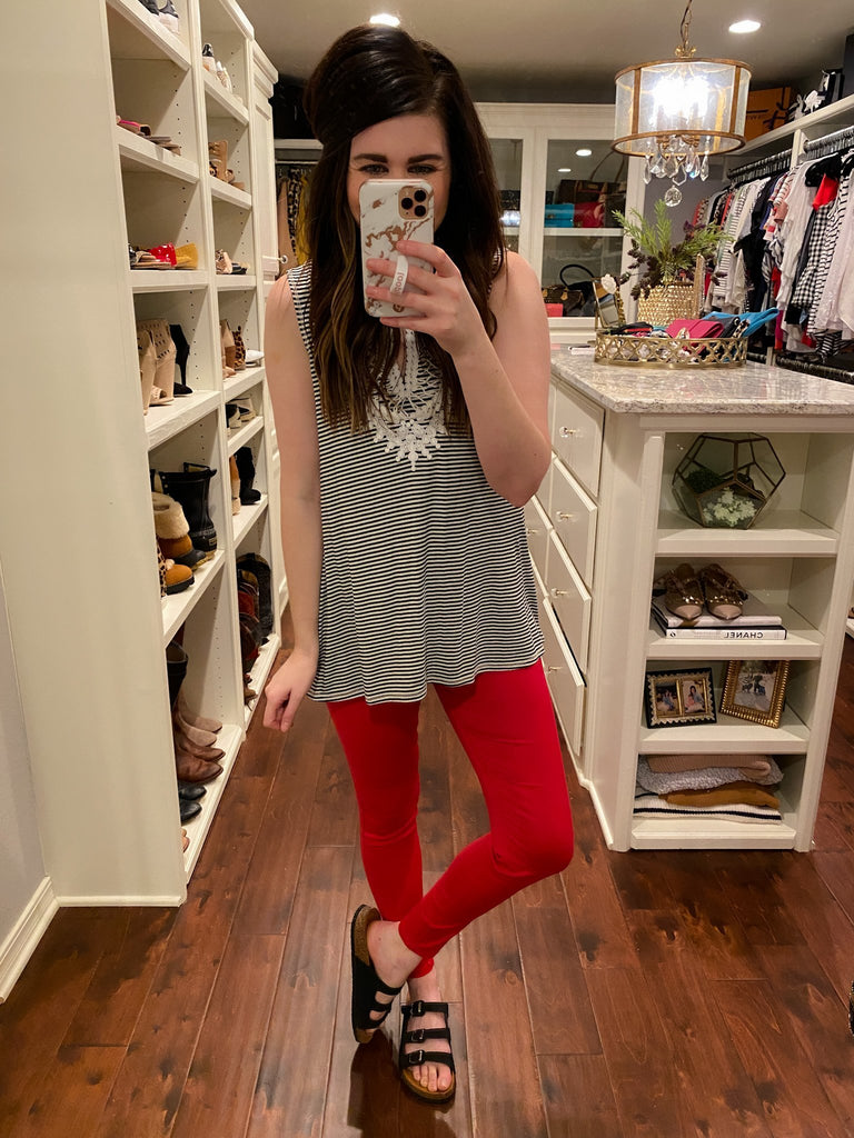 Carnaby Red Skinny Jeans