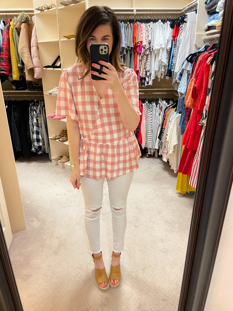 SALE! Spring in the South Wrap Top *Final Sale*