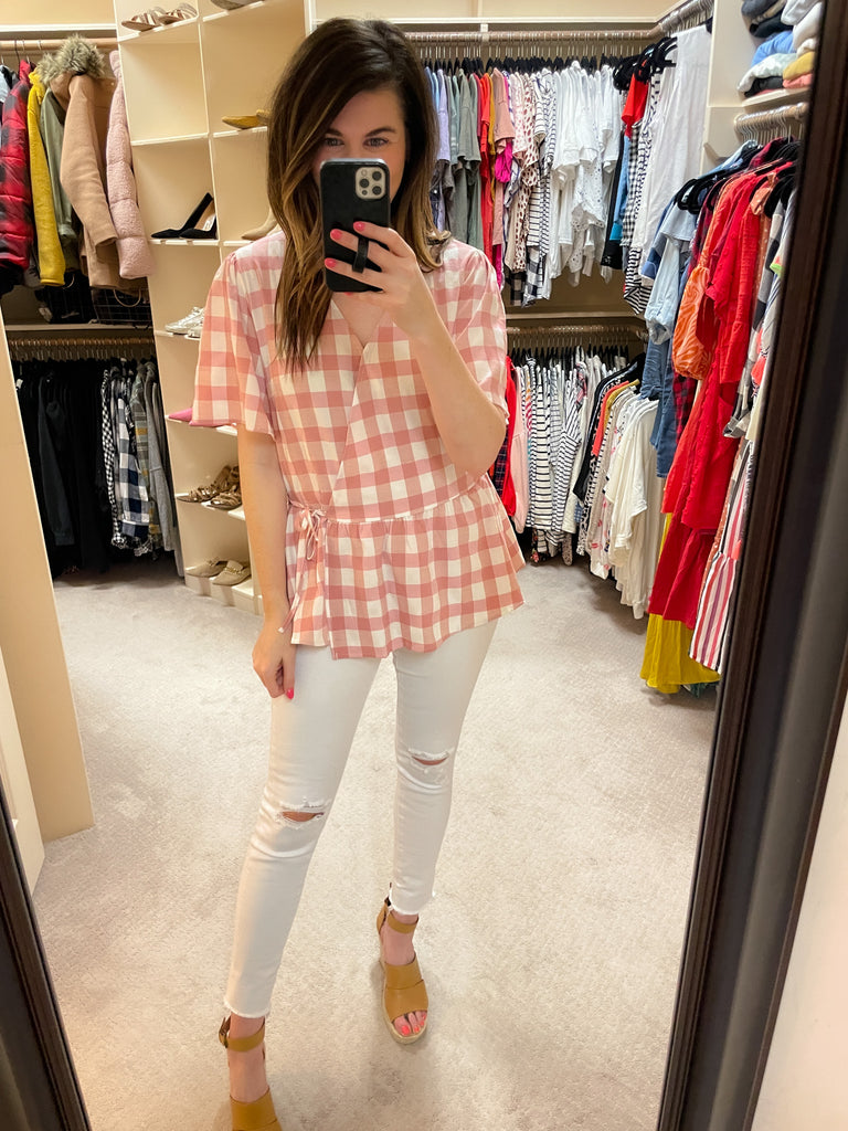 SALE! Spring in the South Wrap Top *Final Sale*