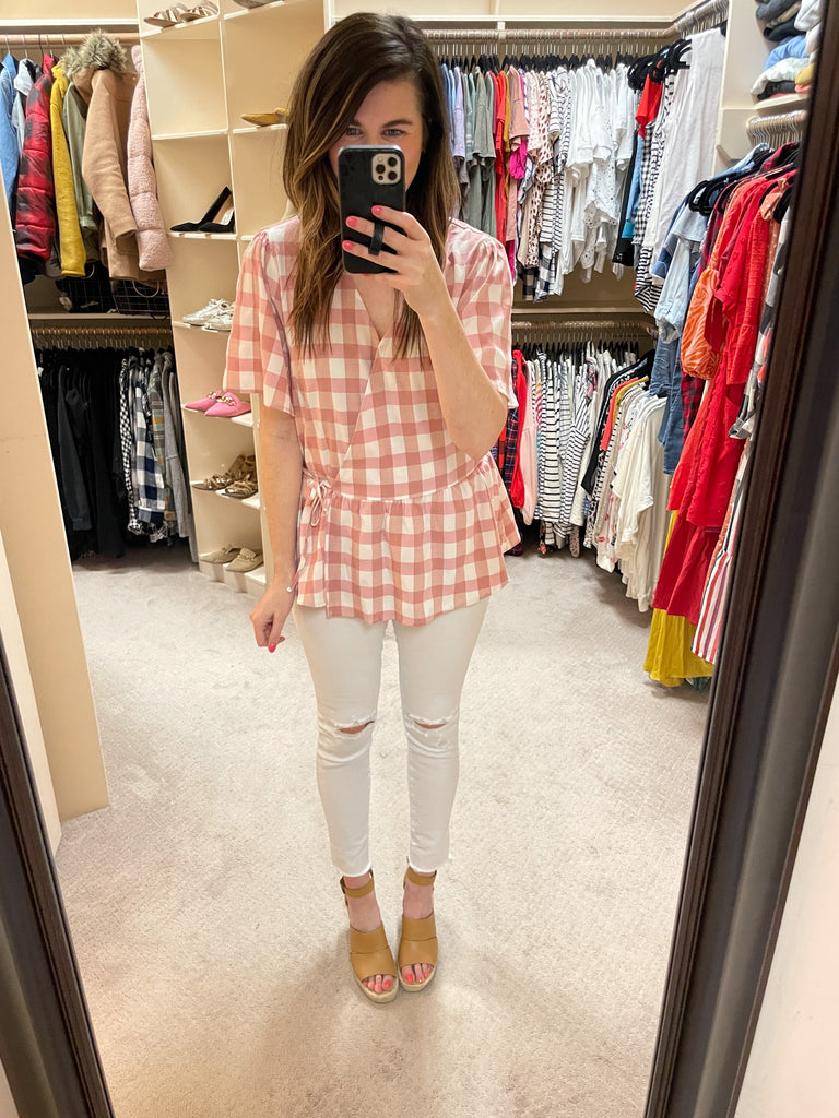 SALE! Spring in the South Wrap Top *Final Sale*