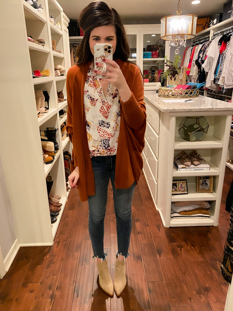 Edie Distressed Hem Jeans