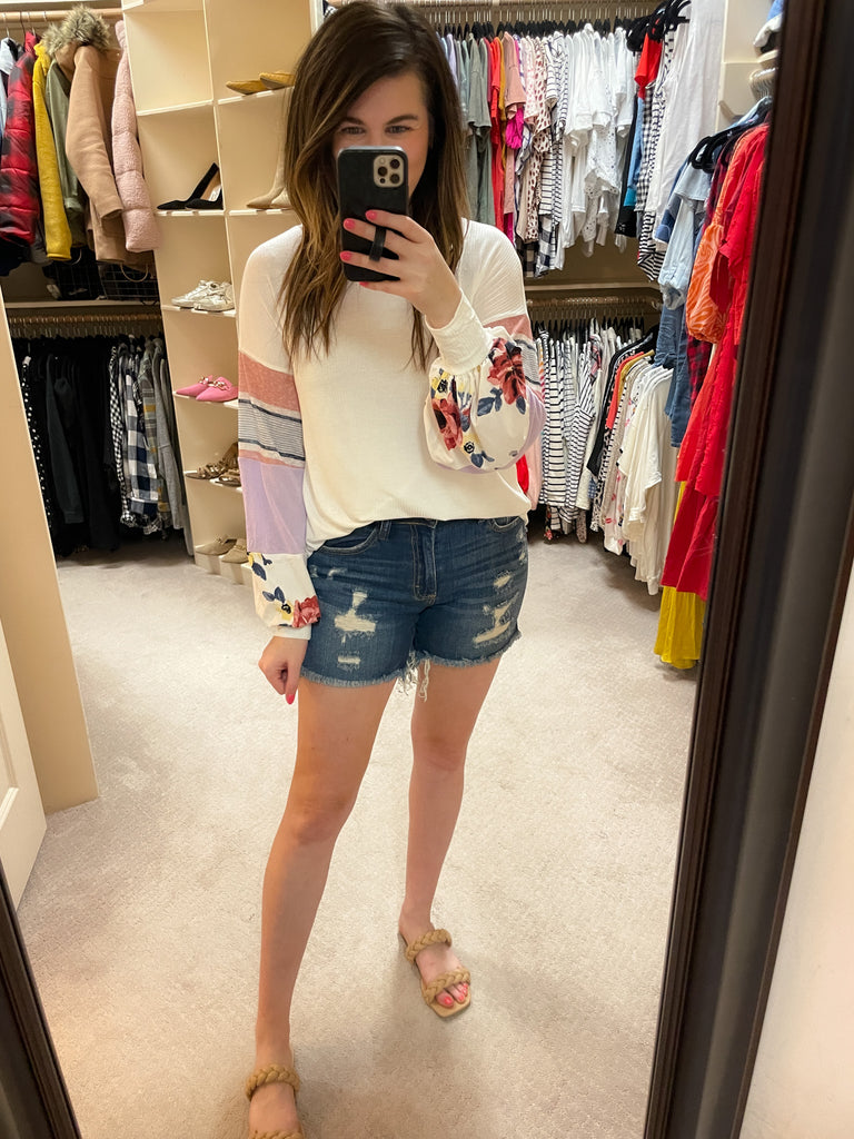 SALE! Floral Wishes Top *Final Sale*