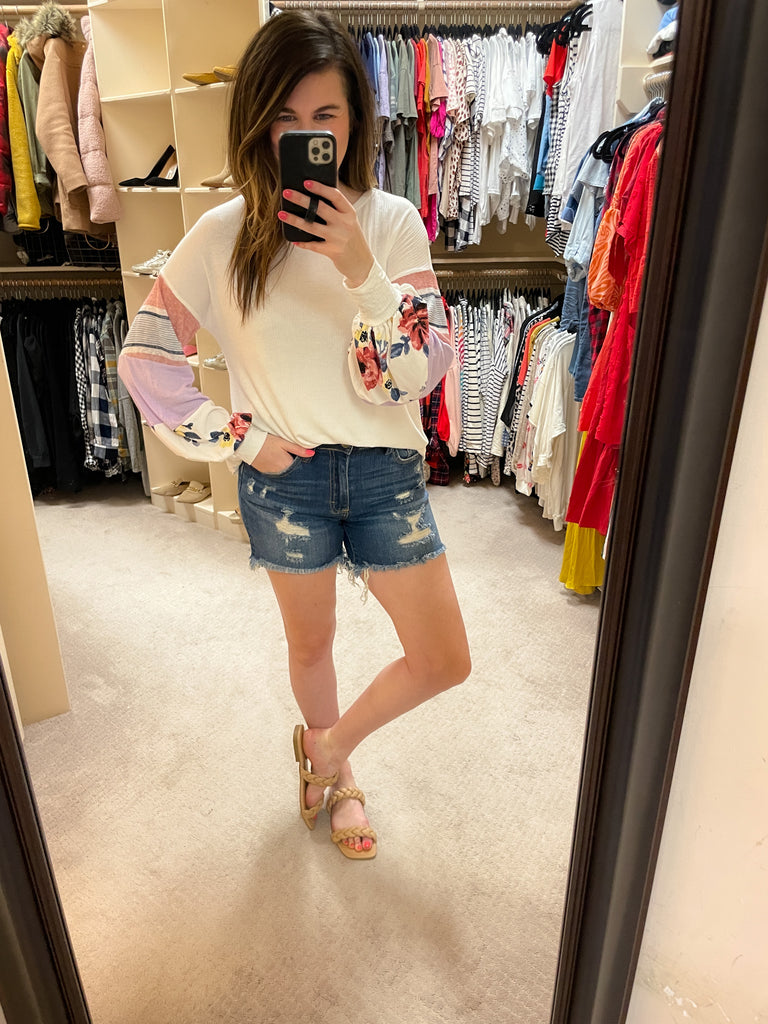 SALE! Floral Wishes Top *Final Sale*