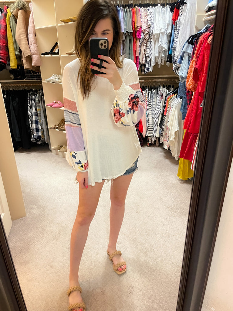 SALE! Floral Wishes Top *Final Sale*