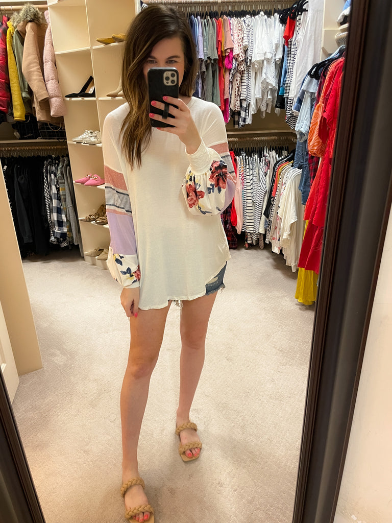 SALE! Floral Wishes Top *Final Sale*